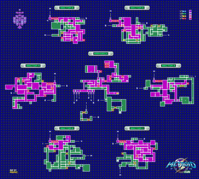 Mockups of all of the maps of the Biologic Space Labs