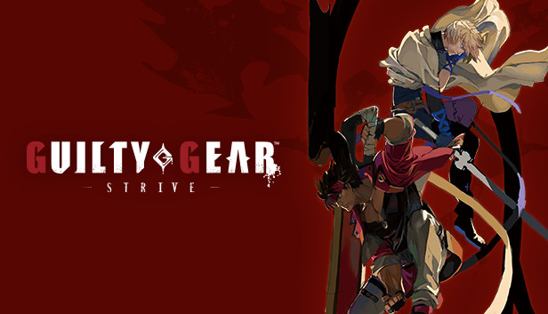 Main promotional art for Guilty Gear Strive, showing main charatcers Sol Badguy and Ky Kiske