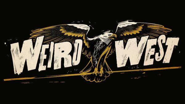 Key Art of the logo for Weird West